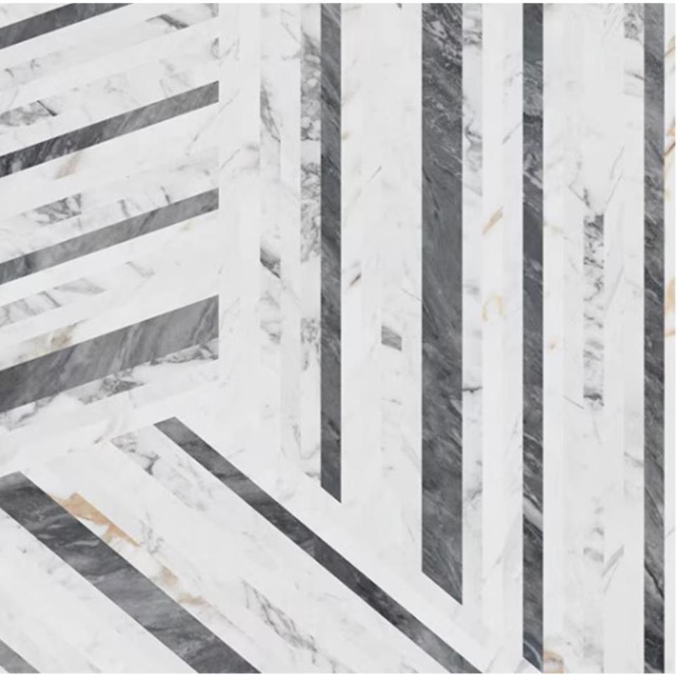 Marble Attache Lavish Square Entranced Deco 24X24 PL by Bel Terra - Entranced Deco Polished