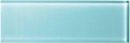 Color Appeal Rectangle 4X12 Gl Grp1 - Fountain Blue Glossy Swatch