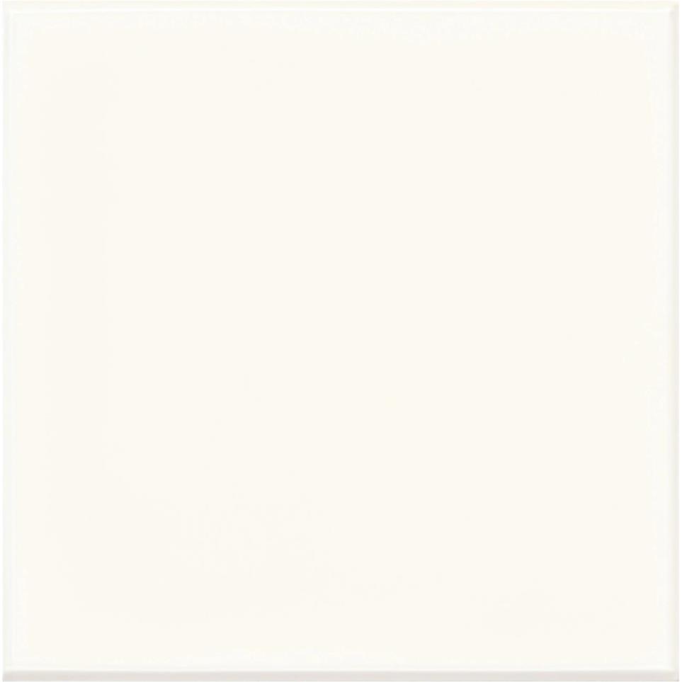 Retrospace Remix Square Undulated 6X6 Gl by Bel Terra - Modern White Glossy