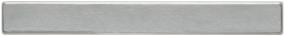 Metallica Square Liner 1X10 St - Brushed Stainless Steel Satin Swatch