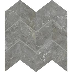 Famed Chevron Microban 3X6 Mm 10X12 Pl - Glamour Polished Swatch