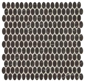 Statuette Oval 1/2X1 Mm 12X12 Mt - Night Shade Matte Swatch