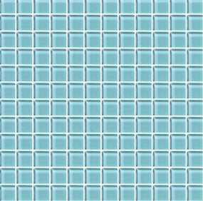 Color Appeal Straight Joint 1X1 Mm 12X12 Gs Grp1 - Fountain Blue Glass Swatch