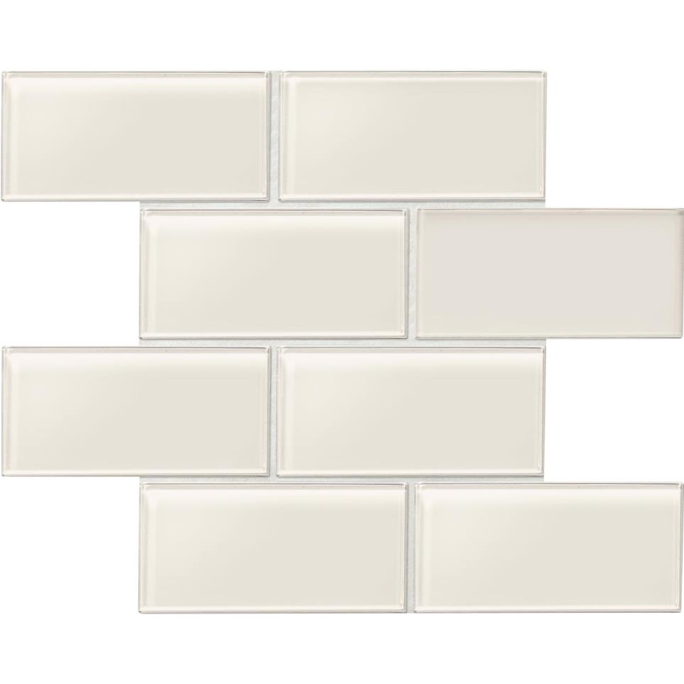 Amity Rectangle 3X6 Gl by Daltile - White Glossy