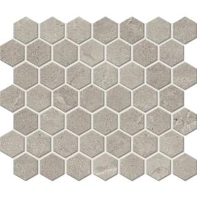 Primstone Hexagon 1 1/2X1 1/2 Dm 12X10 Mt - Ash Matte Swatch