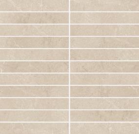 Vernon Matte 1X6 Stacked Mosaic 12X12 - Fawn Swatch