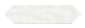 Stagecraft Picket Undulated 3X12 GL - Arctic White Glossy Swatch