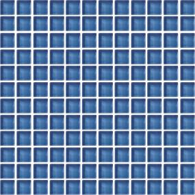 Color Wave Straight Joint 1X1 Mm 12X12 Gs - Twilight Blue Glass Swatch