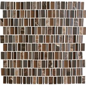 Clio Mosaics Random 1 Mm 12X12 Mx - Eos Mixed Swatch