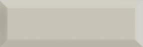 Hawthorne Rectangle 4X12 Bevel Gl - Scholarly Gray Glossy Swatch