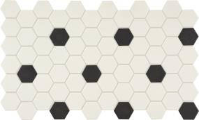 Unglazed Mosaics Hexagon 2X2 Dm 12X24 Mt Grp1