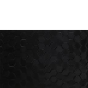 Domino Black Textured Zoomed Swatch