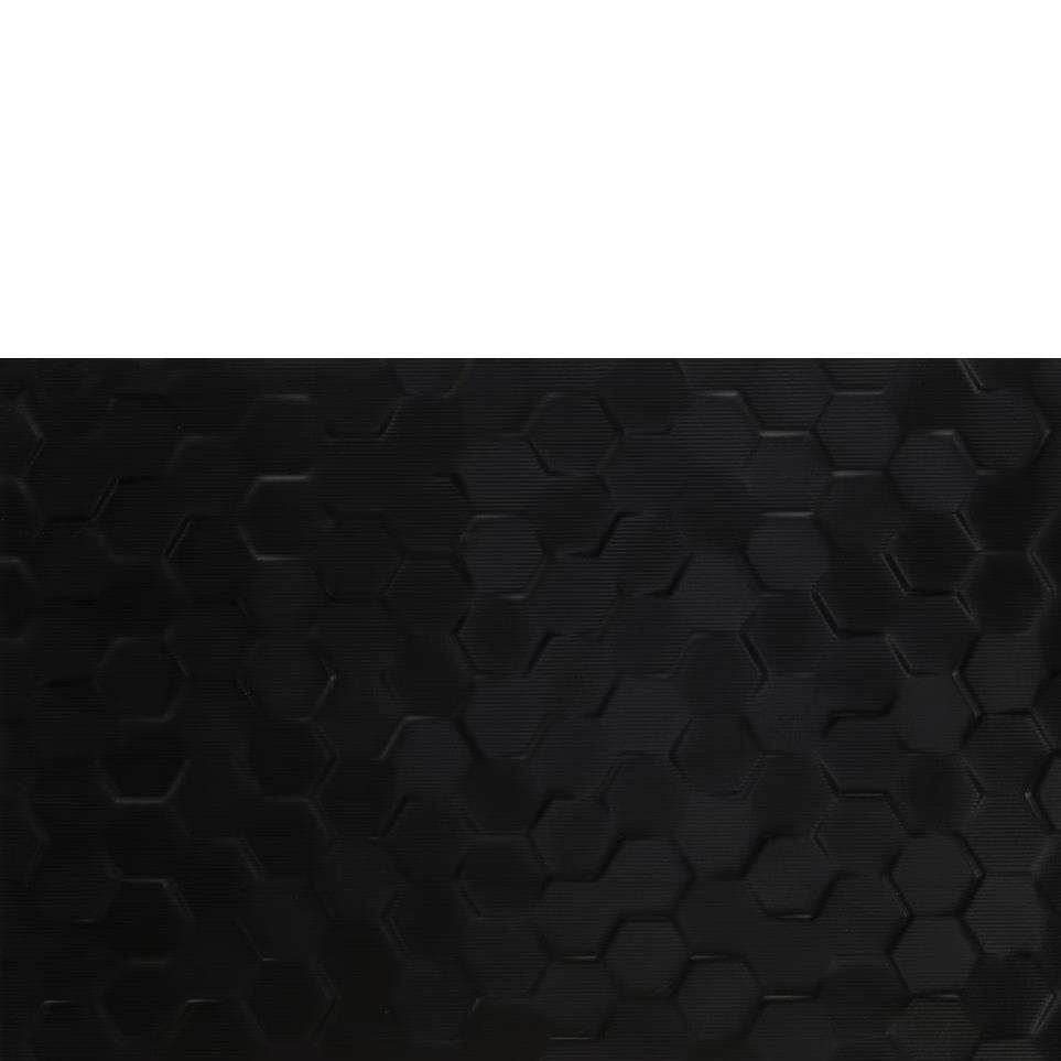 Domino Black Textured Zoomed Swatch