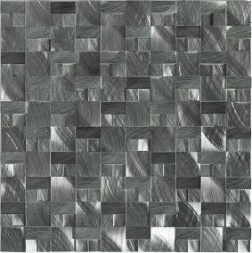 Structure 3D Block 1X1 Mm 12X12 St Grp2 - Gunmetal Satin Swatch