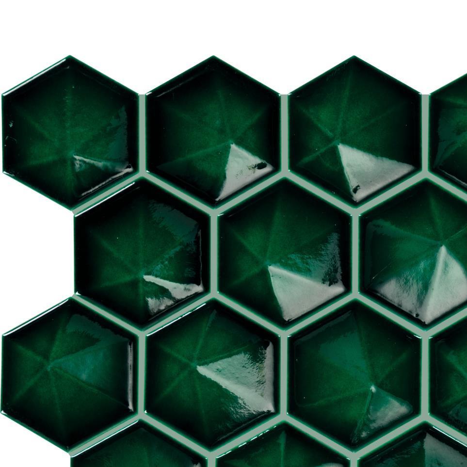 Emerald Glossy Zoomed Swatch