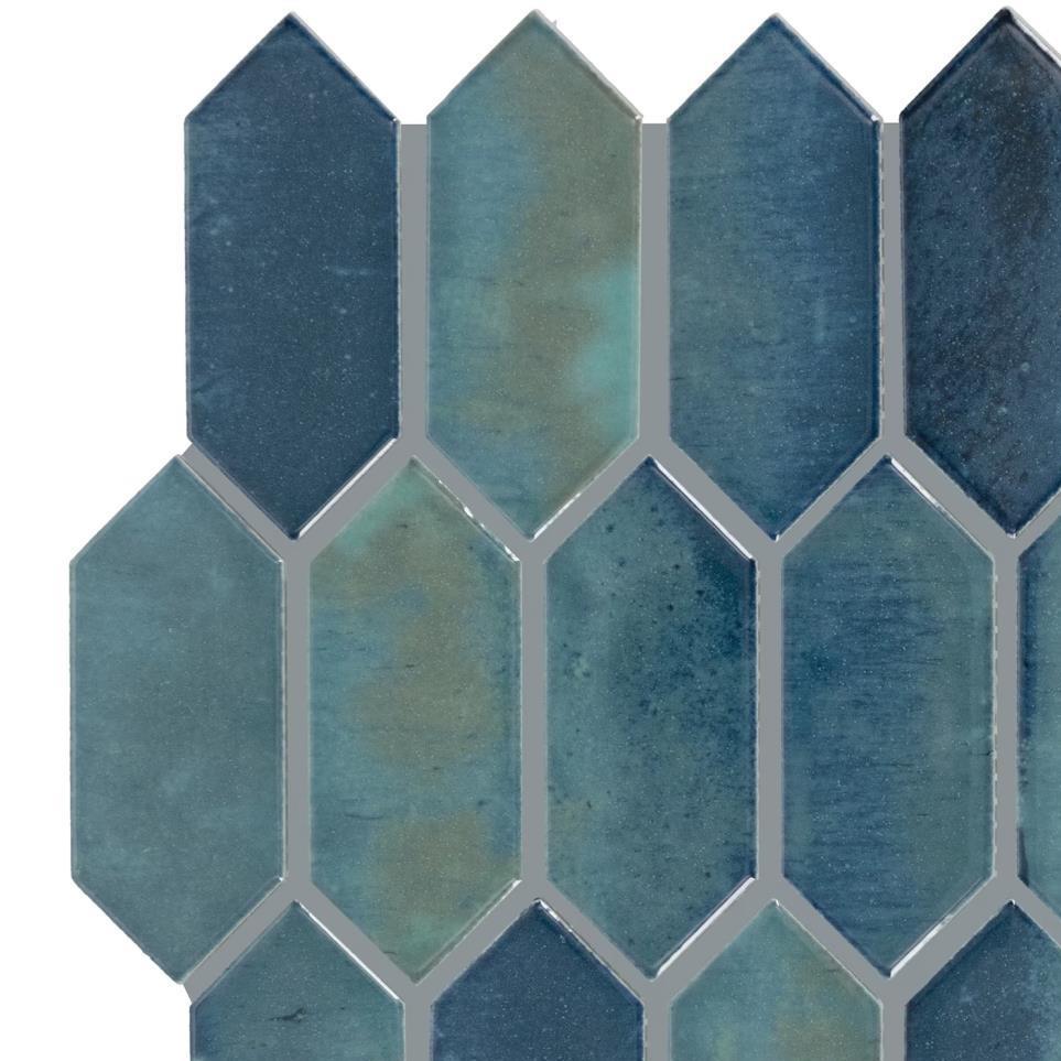 Aqua Glossy Zoomed Swatch