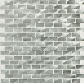 Structure Brick Joint 1X2 Mm 12X12 St Grp1 - Steel Satin Swatch