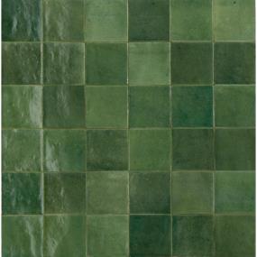 Zellige Neo Square Undulated 4X4 Gl Swatch