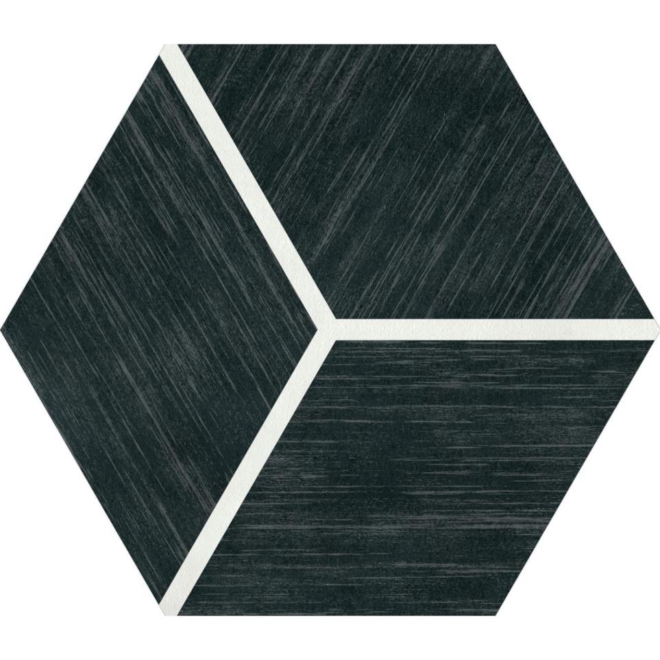 Bee Hive Medley Hexagon Cube Negative 8 1/2X10 Mt Grp1 by Bel Terra - Cube Negative Matte