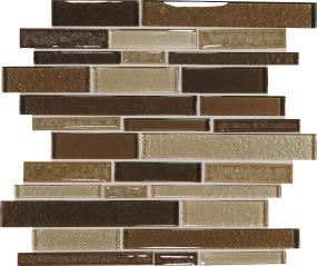 Crystal Shores Random Interlocking Mm 12X14 Gs - Copper Coast Glass Swatch