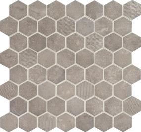 Vintage Hex Hexagon 1.5 Mm 12X12 Mt - Artifact Gray Matte Swatch
