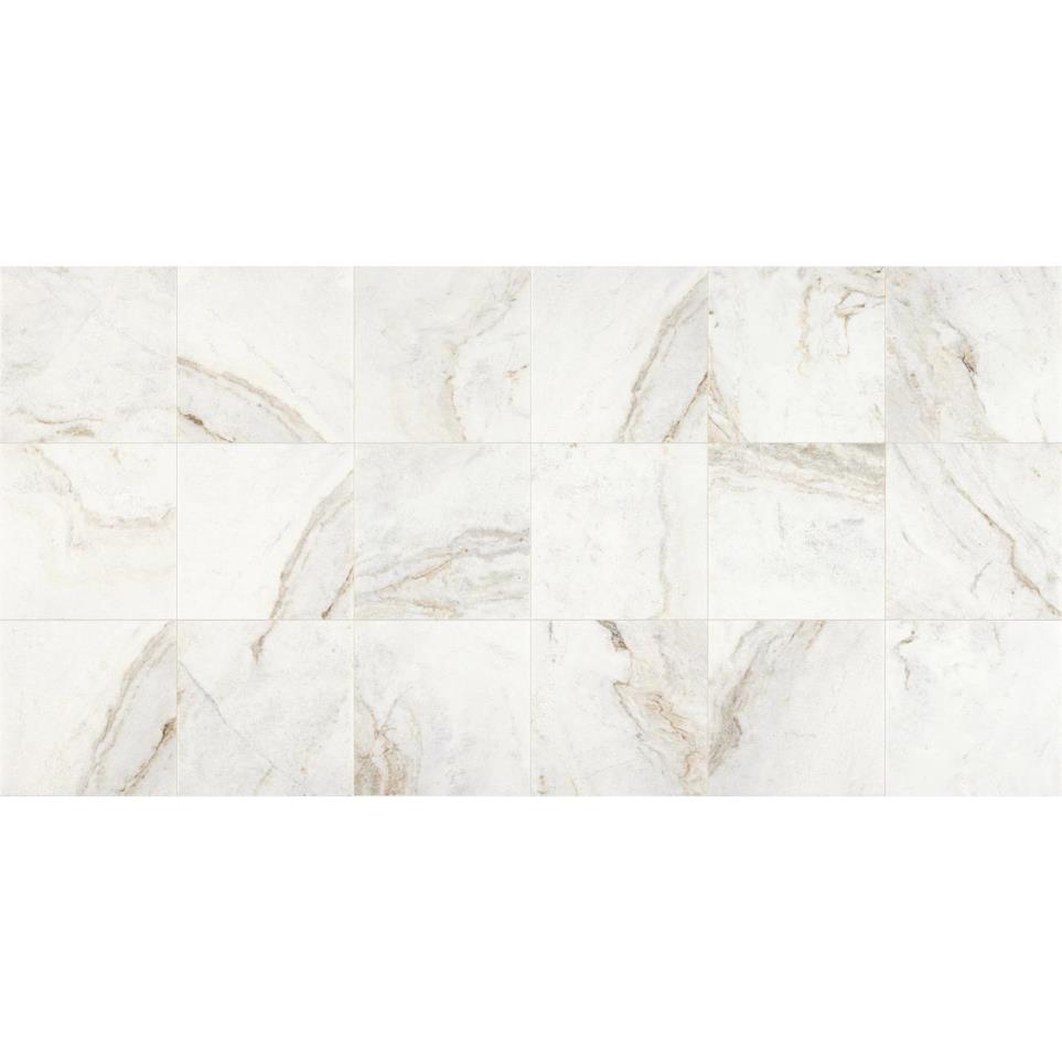 Marble Square 18X18 PL by Bel Terra - Daphne White Polished