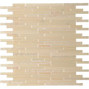 Opulence Random Linear 3/8 Mm 12X12 Gs - Silk Glass Swatch