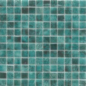 Waterlace Glossy 1X1 Mosaic On 12X12