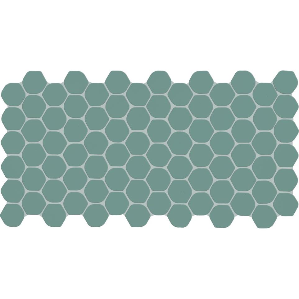 Keystones Organic Hexagon 2 Dm 12X24 MT Grp3 by Bel Terra - Aegean Matte