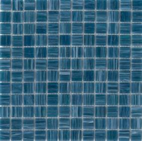 Swirl Glossy Glass 1X1 Mosaic On 12X12