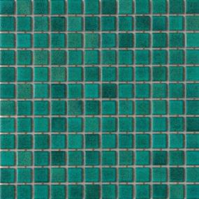 Afloat Glossy 1X1 Mosaic 13X13 - Sea Swatch