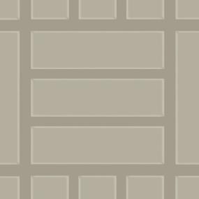 Color Wheel Mosaic Lattice Weave 1X3 Dm 12X12 Mt Grp1 - Matte Desert Gray Matte Swatch
