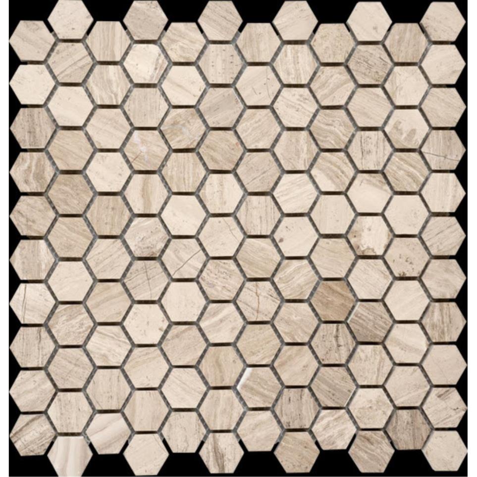 Imagery Glass Mosaic Img07 by Floors 2000 - Woodgrhex Alto