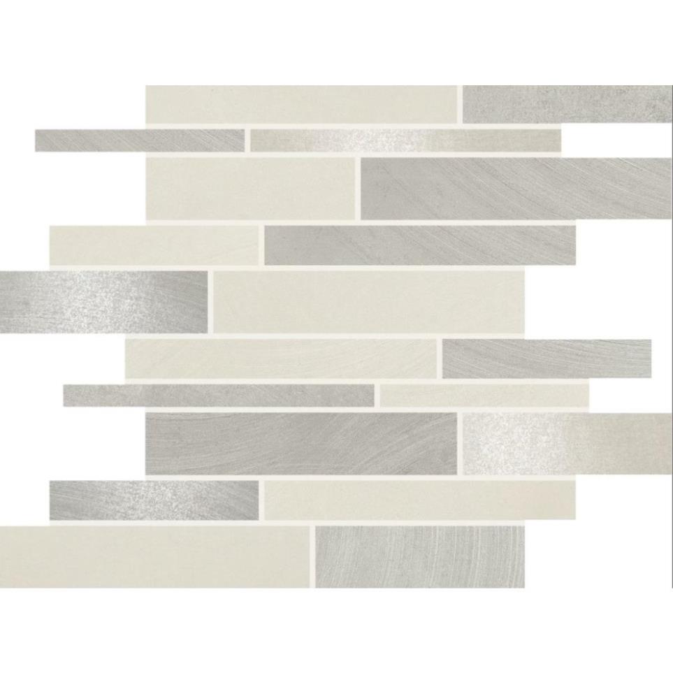 Ironcraft Random Interlocking Mm 12X12 Mx by Daltile - Phoshor Grey Blend Mixed