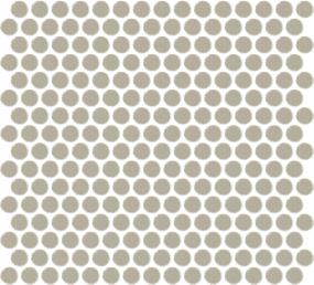 Color Wheel Mosaic Penny Rounds Dm 13X11 MT Grp2 - Matte Architectural Gray Matte Swatch