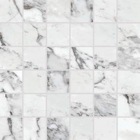 Marble Attache Lavish Straight Joint 2X2 Mm 12X12 Mt - Pearl Arabesque Matte Swatch