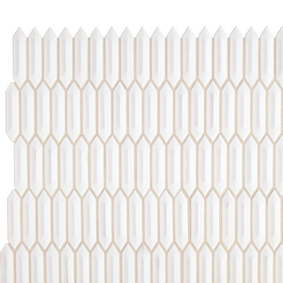 Calming White Glossy Zoomed Swatch