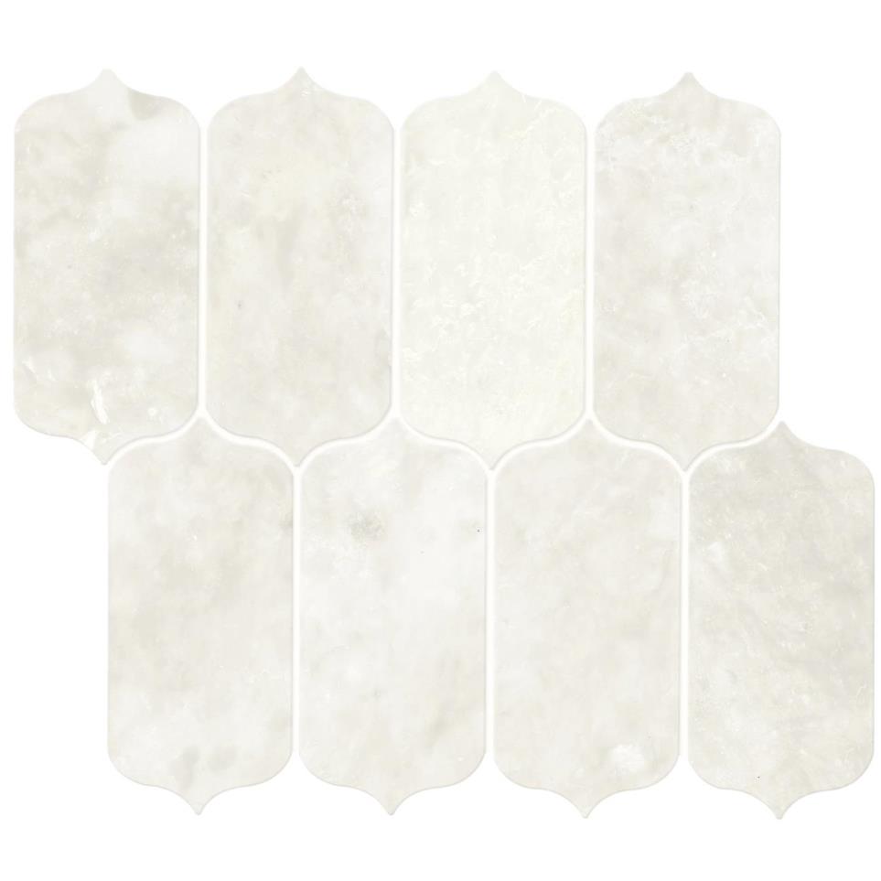 Marble Ingot 4X6 Mm 11X13 Straight Edge Pl by Bel Terra - Stormy Mist Polished