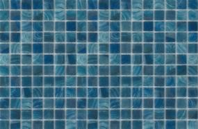 Waterlace Glossy 1X1 Mosaic 12X18 - Suva Swatch