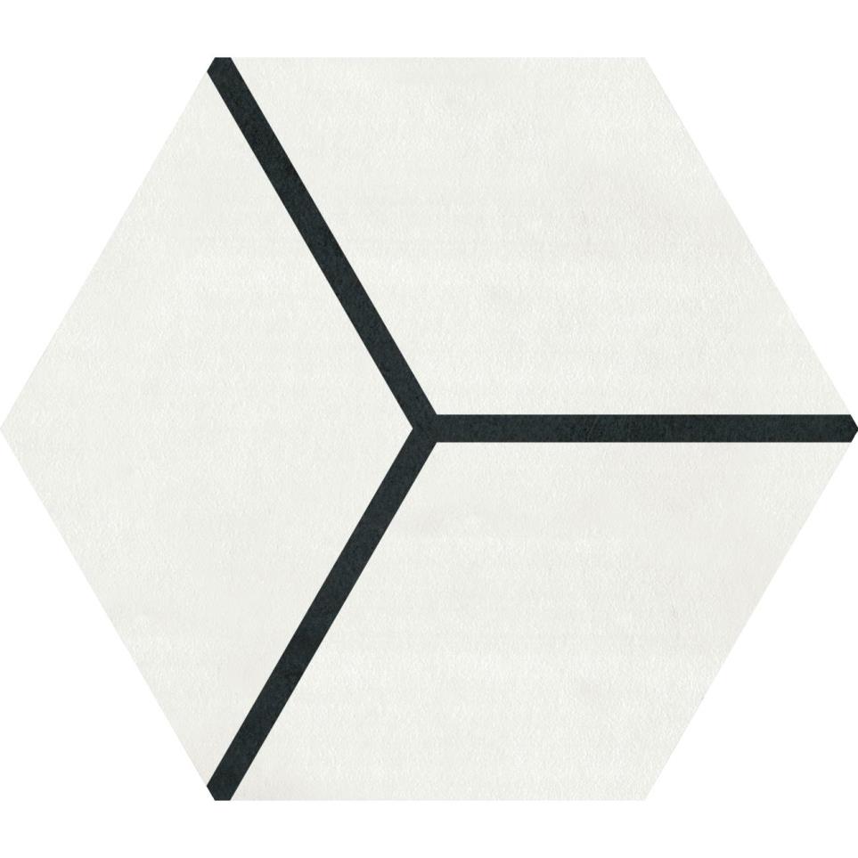 Bee Hive Medley Hexagon Cube Positive 8 1/2X10 Mt Grp1 by Bel Terra - Cube Positive Matte