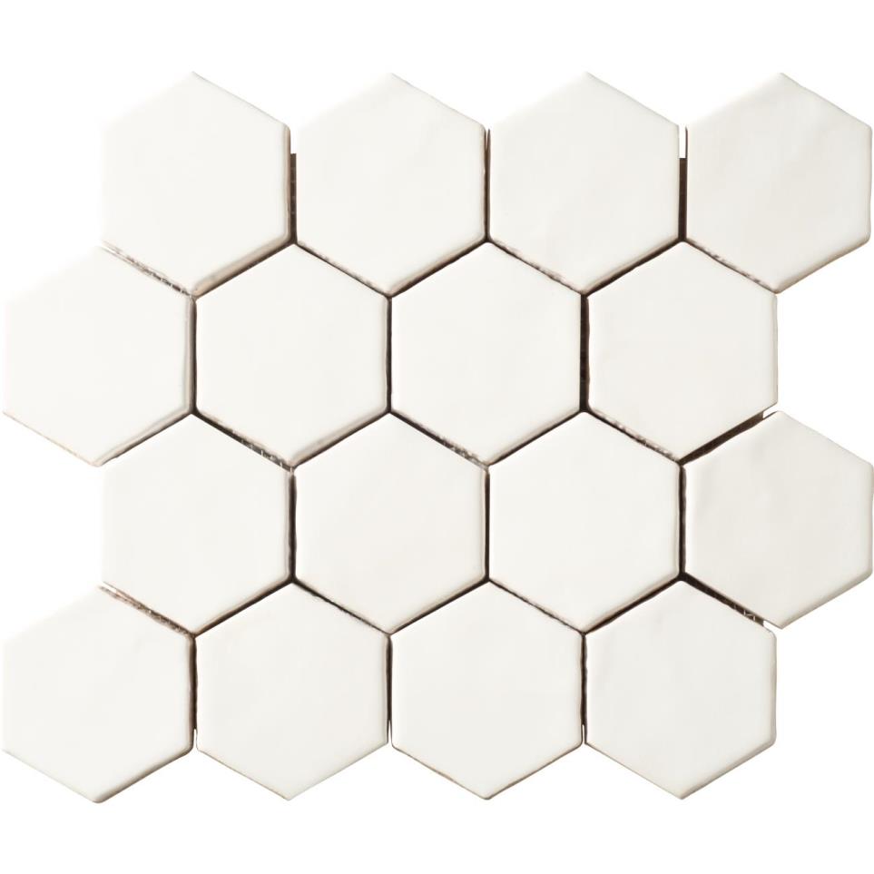 Artistic Reflections Hexagon 3X3 Mm 12X14 Mt by Bel Terra - Matte Artic Matte