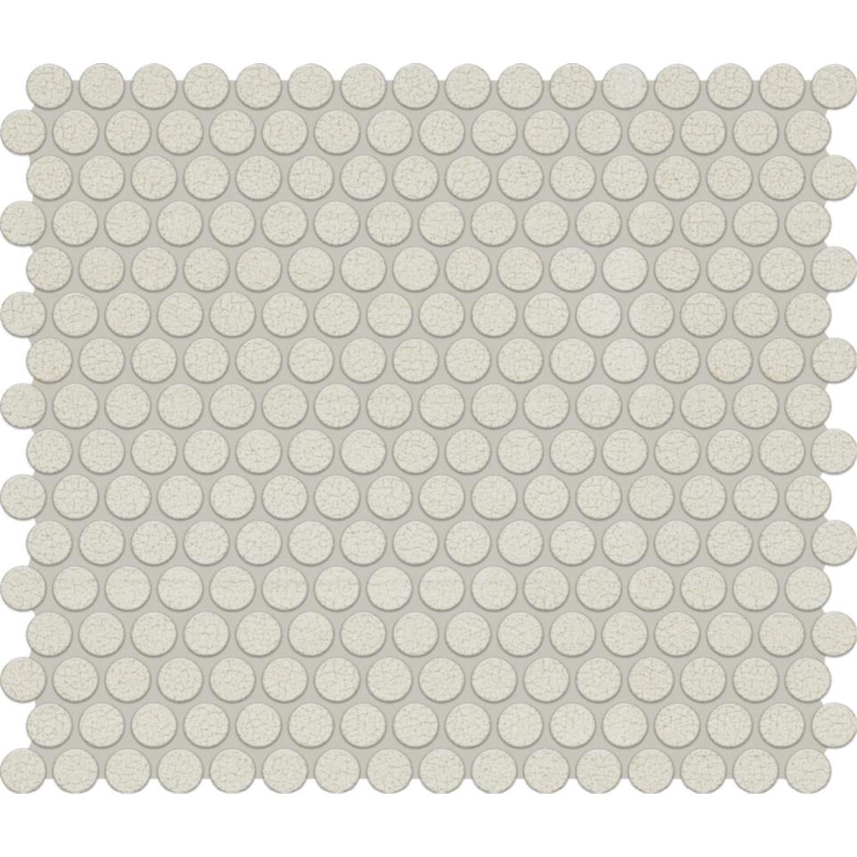 Inyo Microban Penny Rounds Dm 13X11 Mt by Bel Terra - Crema Matte