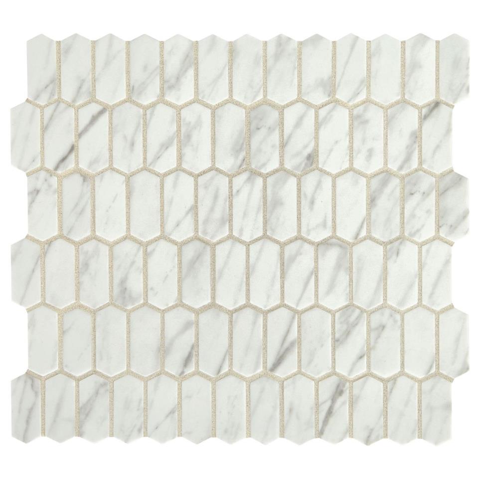 Statuette Picket 1X2 Mm 12X12 Mt by Daltile - Venetian White Matte