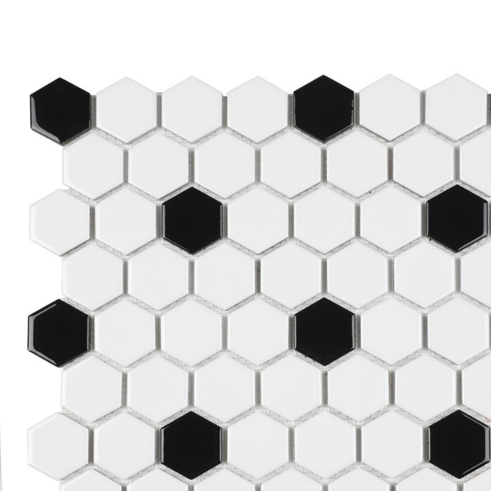 Arctic White/Black Matte Matte Zoomed Swatch