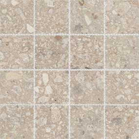 Perenne Slim Polished Mosaic 3X3/12X12 6 Mm - Pecan Swatch