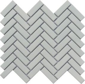 Impact Matte Herringbone Mosaic 11X12 - Gray Swatch