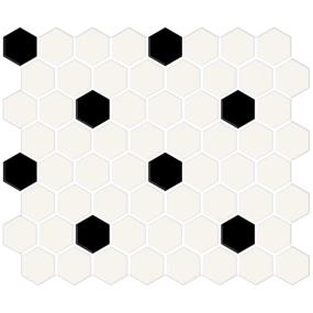 White / Black / Matte Matte Swatch