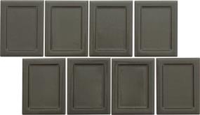 Cuadro Glossy Frame Mosaic 4X5 On 9X14 - Charcoal Swatch