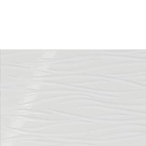 Stylish White Textured Zoomed Swatch