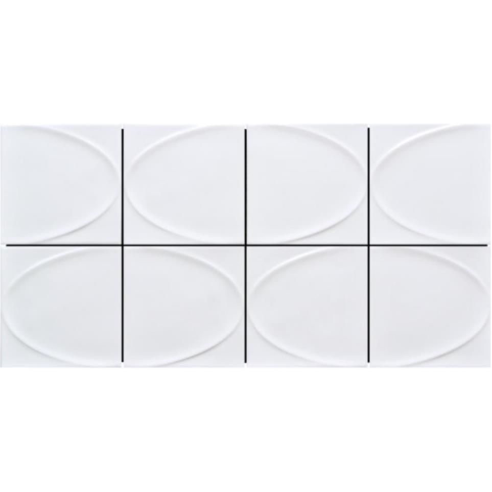 Mizu Glossy Ellipse Mosaic 8X16